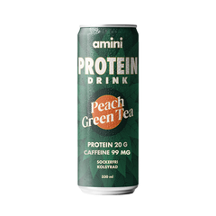 Amini Protein Drink Green Tea Peach 330ml