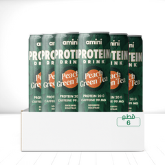 packet Amini Protein Drink Green Tea Peach 330ml